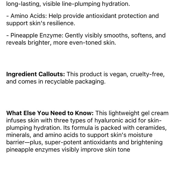 $8❤️‍🔥 ONLY 1! Summer Fridays Cloud Dew Gel Cream Moisturizer 🌧️  NEW - Picture 4 of 4